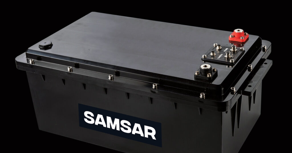 Hero image of a 24V 230Ah Samsar Lithium Batttery