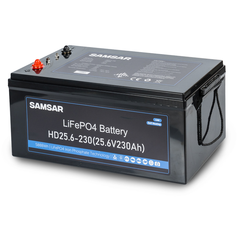 25V-8D-230Ah-Samsar-LiFePO4-Lithium-Battery
